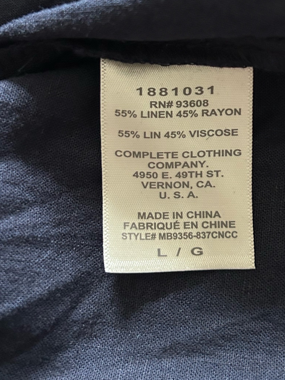 Linen blend Tiered Midi pull on Skirt Navy Blue with pockets fall neutral basic - Picture 4 of 8